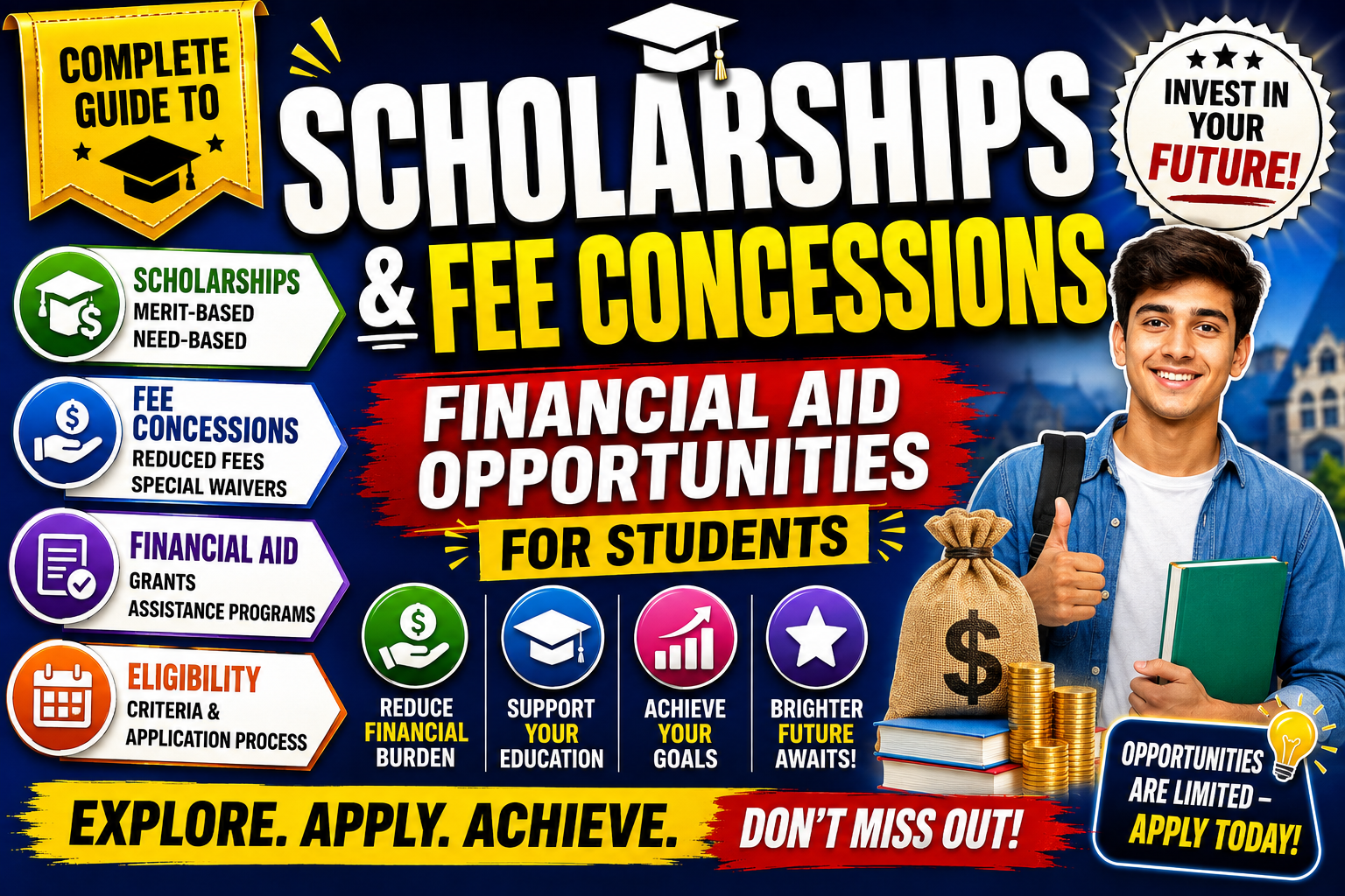 Complete Guide to Scholarships & Fee Concessions